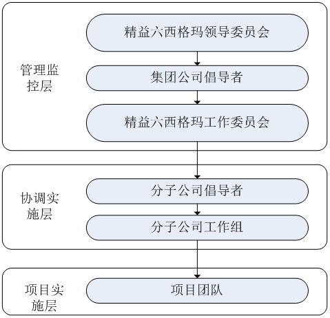 精益六西格玛实施组织架构和职能职责