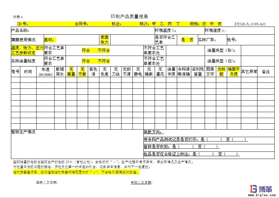 博革咨询质量可视化管理系统项目