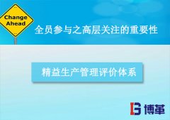 精益生产改善中全员参与之高层关注的重要性