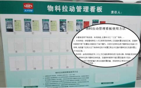 物料拉动目视化管理 物料拉动目视化管理