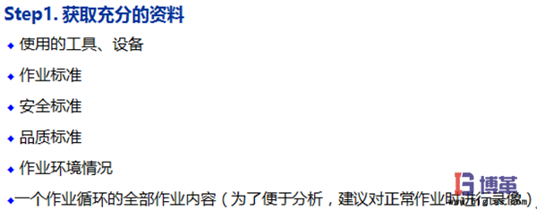 标准作业要领书的制作步骤 标准作业要领书的制作步骤