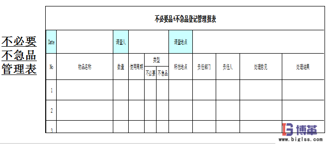 车间5S现场管理之整理 车间5S现场管理之整理