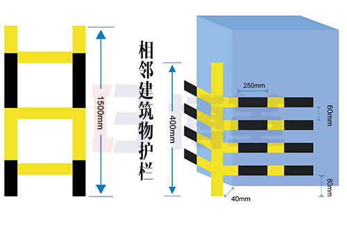 车间门口防撞柱、建筑物护栏