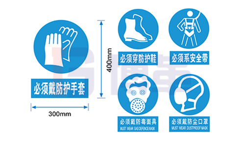 必须类安全警示标识牌