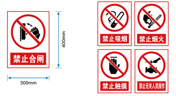 配电房禁止类标识牌