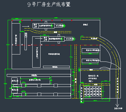 生产线布局改善后