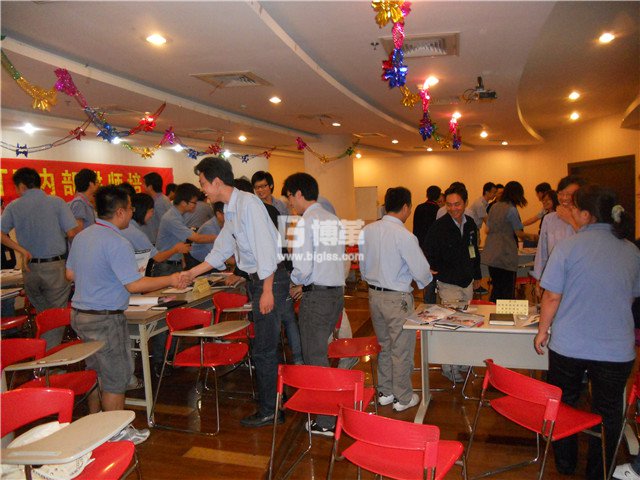 上海展华电子班组管理内部讲师培训现场演练