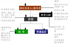 推行六西格玛时6σ管理人员组织结构是什么样的?