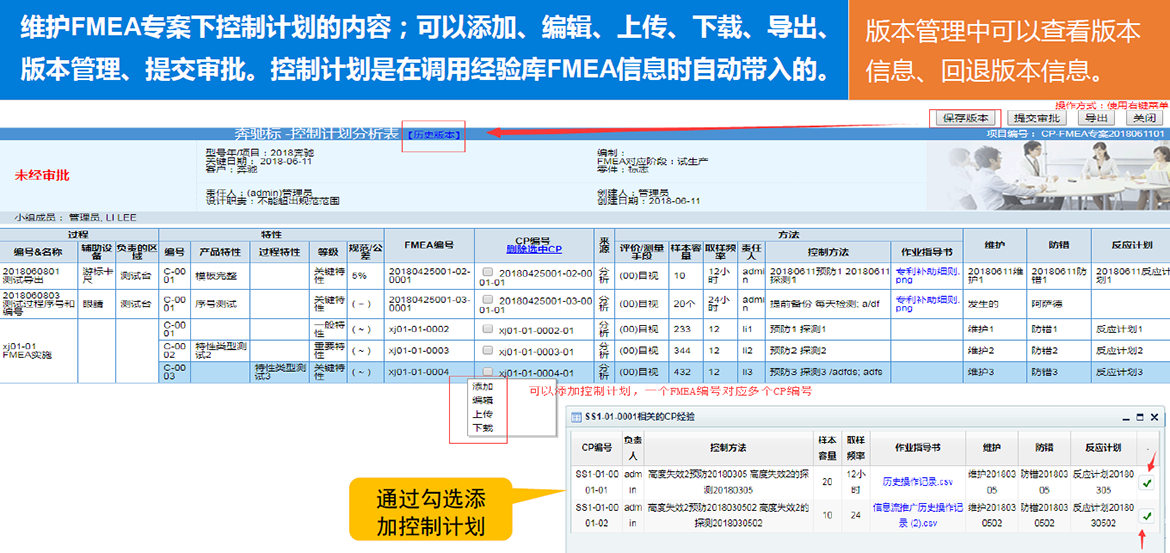 D-FMEA潜在失效模式与后果分析数字化控制计划